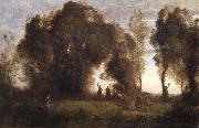 Corot Camille, The dance of the nymphs